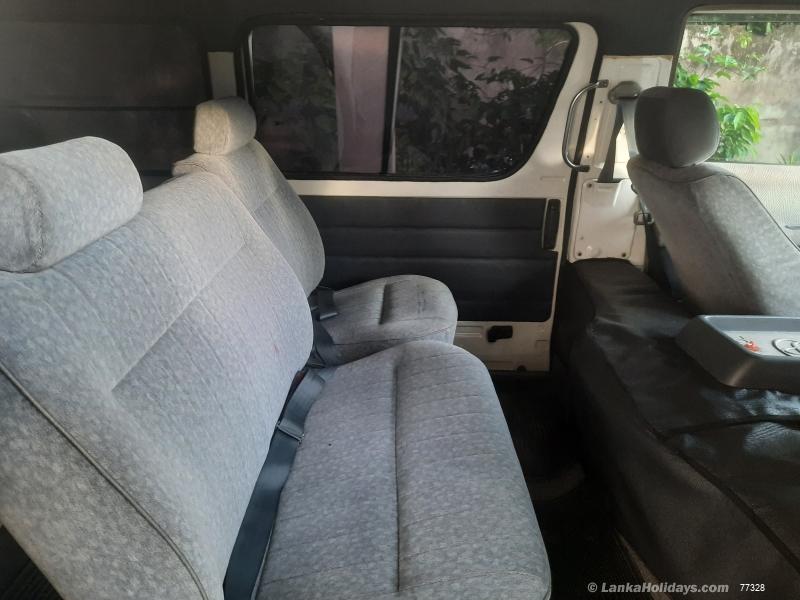 Sri Lanka holiday Van hire