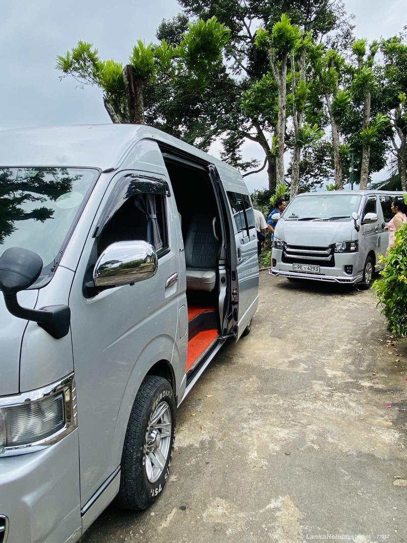 Sri Lanka holiday Van hire