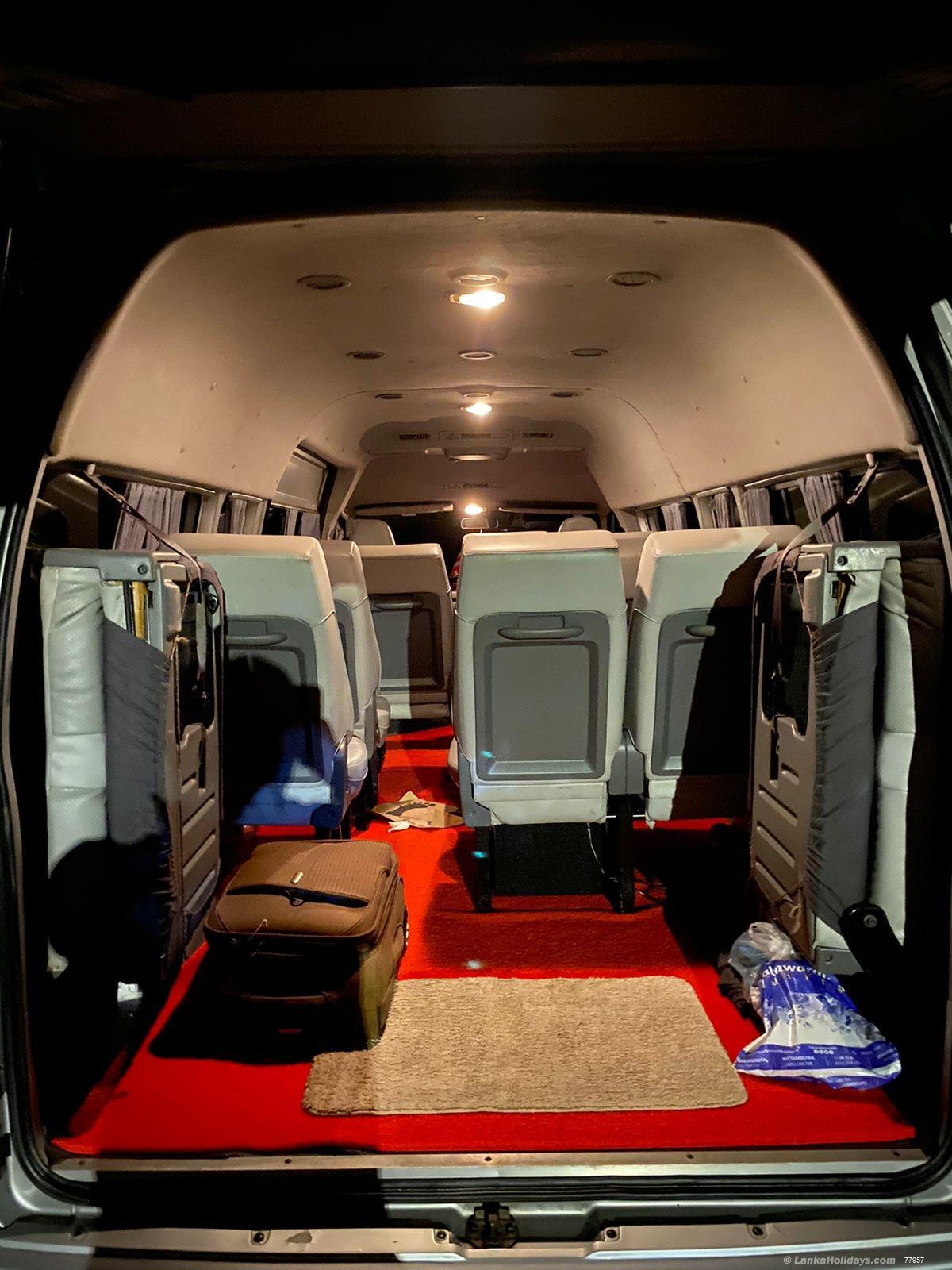 Sri Lanka holiday Van hire