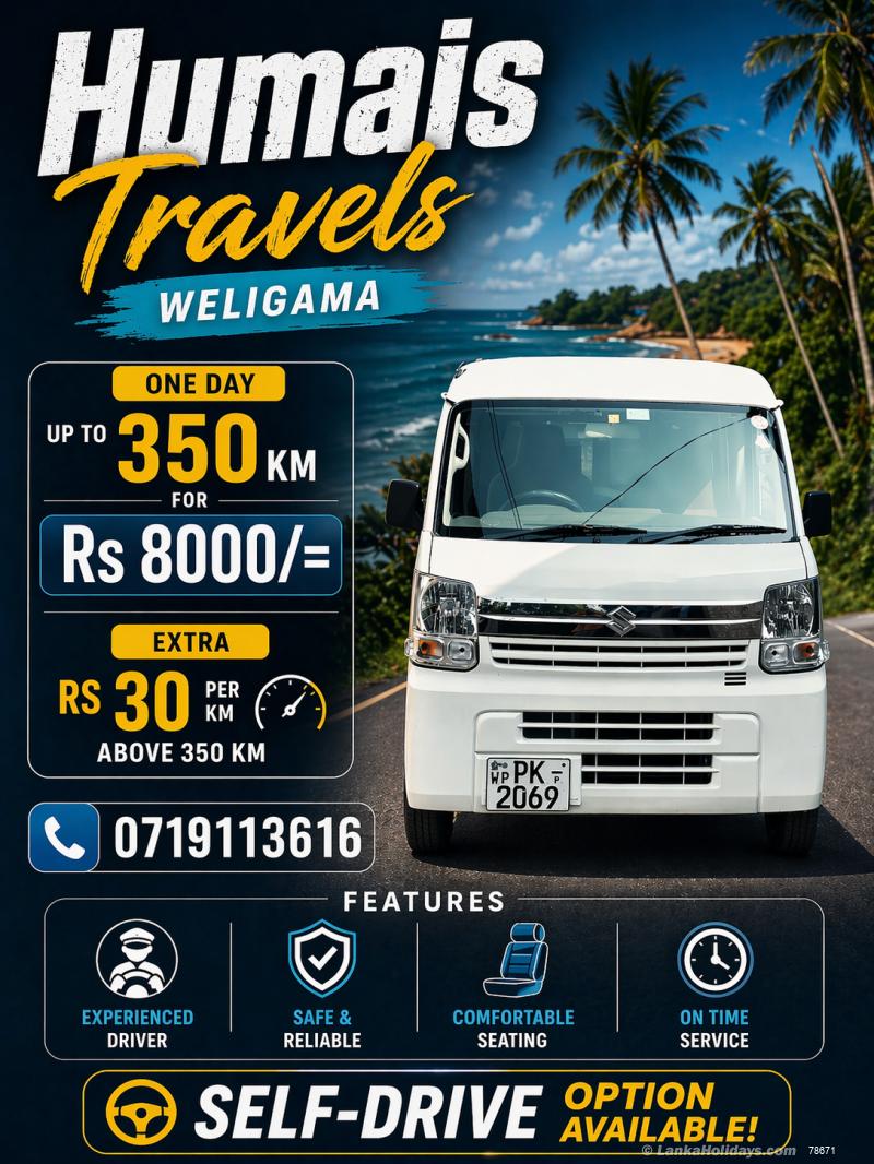 Weligama  Van